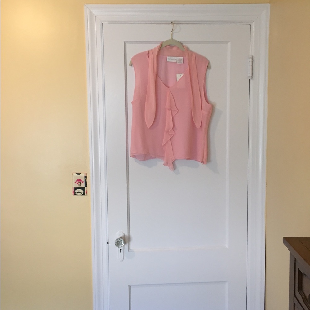 Pink Silk Blouse Size 12